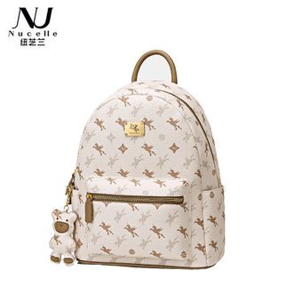 纽芝兰（NUCELLE）女士双肩包可爱休闲防泼水旅行背包1172104（大版）14寸
