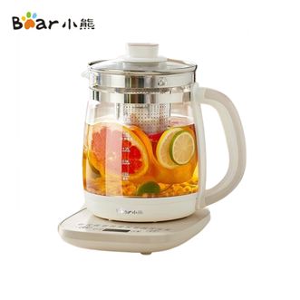 小熊/Bear  养生壶YSH-C18T6 玻璃1.8升大容量智能煮茶器花茶壶 家用办公室多功能煮茶壶烧水壶 1.8L