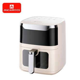 MACAIIROOS  家用8升大容量可视空气炸锅蒸汽嫩烤电烤锅多功能触屏薯条机  MC-KL518