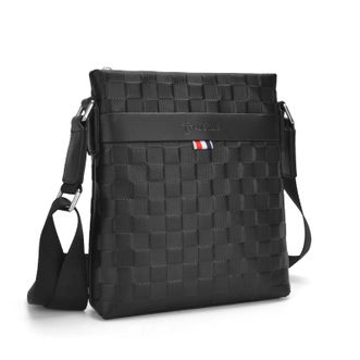 啄木鸟PLOVER压花方格花样单肩包斜跨包日字包GDGWB038-1A