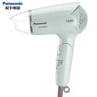 松下/Panasonic  电吹风 恒温护发大功率速干吹风机 高速大风量折叠吹风筒EH-WND2GA405绿色