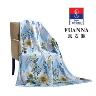 富安娜  法式毛毯亲肤柔密一毯多用毛绒舒适多用单层法兰绒毯-维纳斯80*120cm