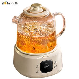 小熊/Bear  养生壶1.2L烧水壶恒温煮茶壶多档保温烧水炖煮壶一体多功能电热水壶花茶壶办公室