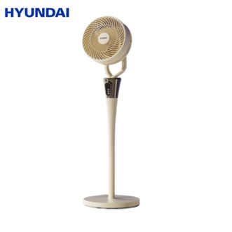 HYUNDAI  韩国空气循环电风扇FLD-01DZ-2【语音款】落地扇立式家用宿舍客厅卧室大风量摇头定时智能语音遥控净化风扇
