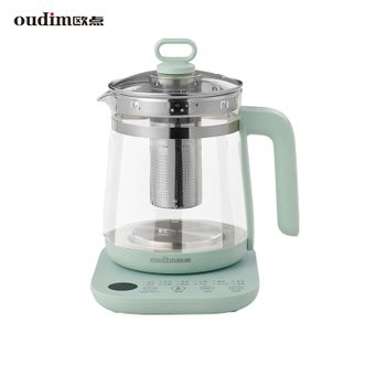 欧点/oudim  多功能养生壶容量1.8L玻璃煮茶器保温养身壶定时预约烧水壶不锈钢煮茶壶（带滤网）