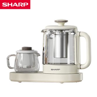 夏普（SHARP）  养生壶多功能煮茶器花茶壶电水壶烧水壶煮养生汤银耳羹茶果茶KPST10LW