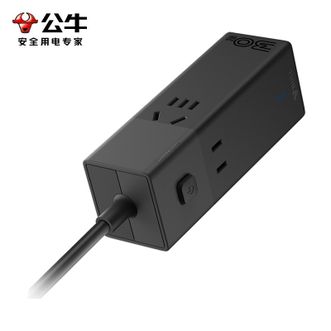 公牛（BULL）  快充插座接线板 带线多功能充电头 插线板便携插排小巧多能30W湃快充