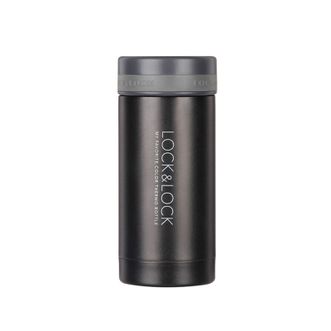 乐扣乐扣（LOCK&LOCK）  迷你缤纷五彩保温杯  LHC551  黑色-200ML  马克杯水杯