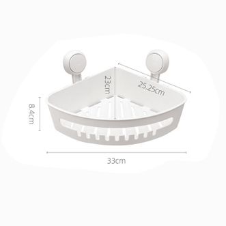 太力/TAILI  三角墙角置物架收纳架1个AW557