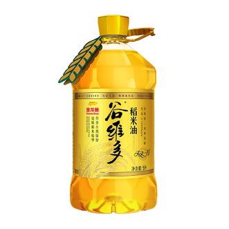 金龙鱼 谷维多双一万稻米油5L 高谷维素植物甾醇大桶食用油植物油