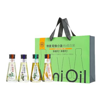 帝麦轻食小油核桃油亚麻籽牛油果小麦胚芽110ml*4组合