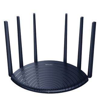 普联/Tp-link  1900M千兆端口双频无线路由器 六信号放大器 家用稳定穿墙 全千兆端口 TL-WDR7666千兆易展版