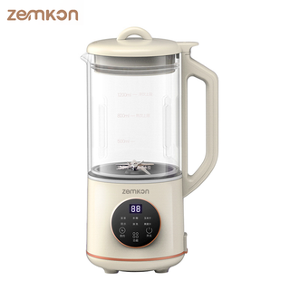 zemkon  破壁机1.2L家用豆浆机多功能料理机DJ-002