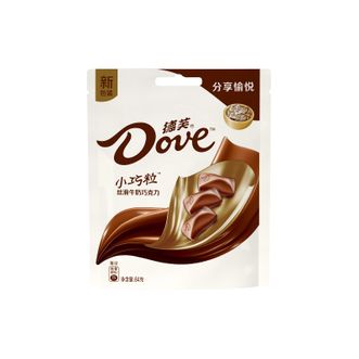 德芙巧克力 丝滑牛奶巧克力一袋 84g*1袋 糖果巧克力