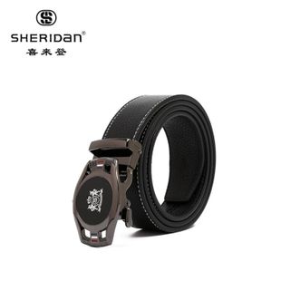 喜来登/SHERIDAN  简约商务皮带休闲时尚男士腰带 NL190358S 双排实心卡槽，深度适中