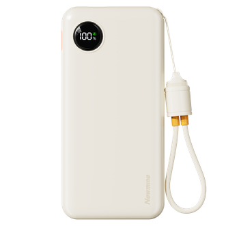 纽曼（Newmine）  【3C认证】自带线快充移动电源 22.5W超级闪充10000mAh双输出数显AL60
