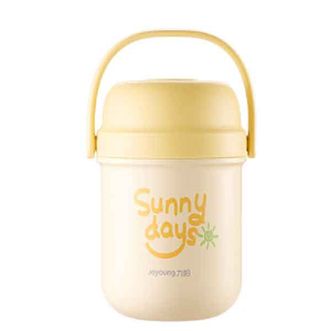 九阳/Joyoung  保温饭盒不锈钢保温桶学生上班族饭盒密封便当盒1200ml黄色316L不锈钢B12-WT503