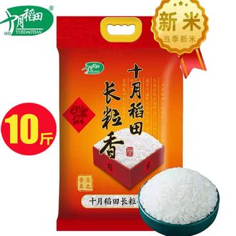 十月稻田  长粒香大米10斤