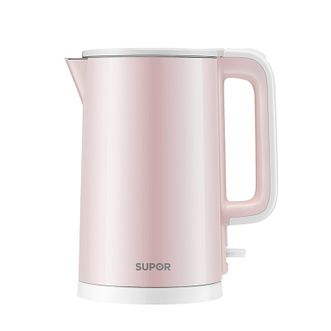 苏泊尔(SUPOR) 电水壶双层保温电水壶 全钢无缝内胆 一键便捷开盖/YL SW-15S02A 