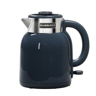 格来德/Grelide  电水壶烧水壶电热水壶双层防烫316不锈钢1.5L开水壶D2515