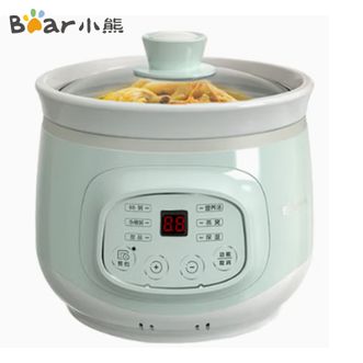 小熊/Bear  电炖锅  1L微电脑控制 电炖盅 煮粥锅 煲汤锅炖汤锅  8小时保温 9.5小时预约  DDG-D10J2