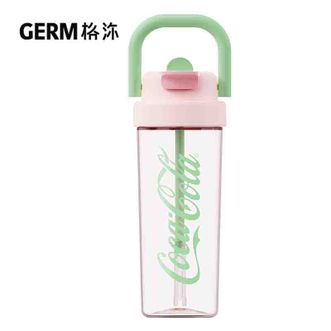 格沵  可口可乐夏季塑料杯 吸管水杯 耐高温 大容量随手杯子700ML