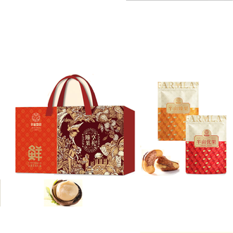 半亩川  礼盒装臻享果礼1210g腰果夏威夷果椰枣提子干