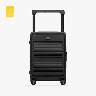 地平线8号  行李箱探索家系列大容量侧开宽拉杆箱20寸登机旅行黑