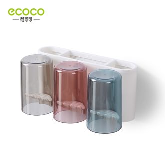 意可可/ecoco  三杯牙刷置物架 家庭套装3人E1925