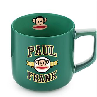 大嘴猴/PaulFrank  经典传承陶瓷马克杯 无铅食品级花纸图案 高颜值杯子 绿色