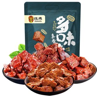 张飞  多味牛肉500g 四川特产牛肉干真空熟食抗饿零食小吃 独立小包装