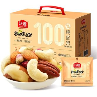 沃隆（wolong）  每日纯坚果礼盒鲍鱼果款750g
