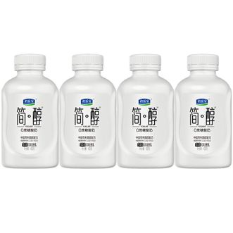 君乐宝（JUNLEBAO）  简醇0蔗糖风味发酵乳430g*4桶