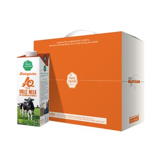 乐荷  荷兰进口有机A2β酪蛋白纯牛奶1L*4  宝宝的心选牛奶