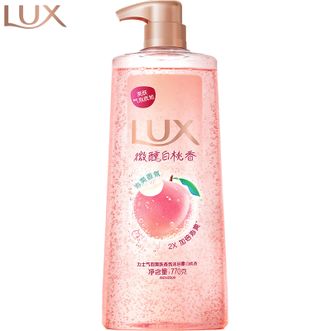 力士/LUX  微醺白桃香沐浴露 770g 单瓶装 气泡爽肤深层净澈香氛沐浴露 白桃香型 甜桃香氛