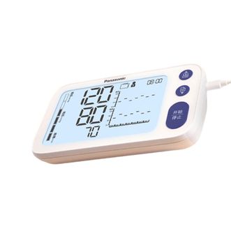 松下/Panasonic  背光大屏新款上臂式电子血压计高血压仪器医用精准家用