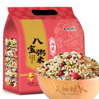天地粮人 东北八宝粥米 礼袋装（350g*5包 ）6932500703744