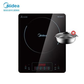 美的/Midea  电磁炉家用大功率电磁炉大火力爆炒电磁灶火锅灶MC-CL22Q1-405【配汤锅】