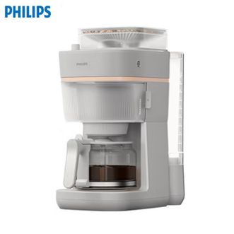飞利浦/Philips  咖啡机HD7781/90【浅灰色】全新早安美式茶 全自动家用豆粉两用现磨研磨一体机 雨淋冲煮