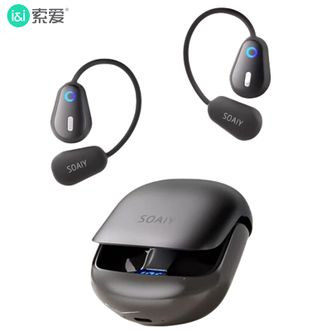 索爱（soaiy）  开放式蓝牙耳机挂耳式不入耳运动跑步通话降噪无线耳机 GD36幻影黑