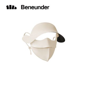 蕉下/BENEUNDER  全脸防晒面罩 黑胶防晒 帽檐款 防晒口罩（AL333）