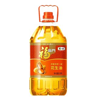福临门  食用油 浓香压榨一级 花生油5L 中粮出品（新老包装随机发货）