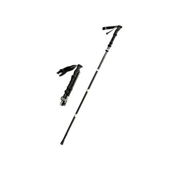 趣游帮  碳纤维超轻5节可折叠登山杖  防滑耐磨户外爬山装备可折叠徒步手杖