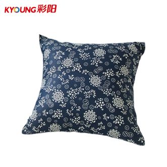 彩阳  老粗布抱枕 花草蓝靛 45*45cm（单个装）
