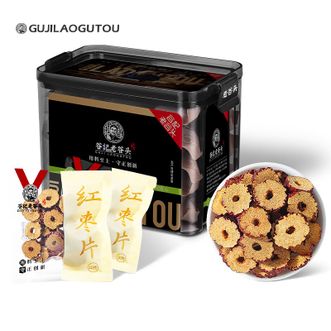 谷记老谷头/GUJILAOGUTOU  [净口小袋]红枣片150g(15袋) 皮薄肉厚无需吐核