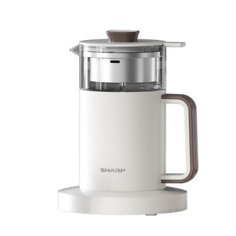 夏普/Sharp  电热水壶花茶壶烧水壶恒温壶 煮养生汤银耳羹茶果茶 KP-MT05L-W