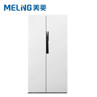 美菱/MELNG  BCD-615WPCZX无忧嵌|615升家用二门两门对开双开门超大容量冰箱一级能效风冷无霜底部散热超薄零嵌入  雪域白