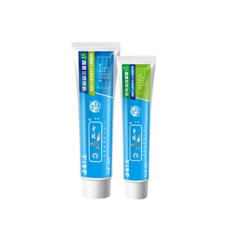 三七  超值牙膏套装  添加三七根提取物清新口气牙膏  舒爽薄荷香90g+清新留兰香180g