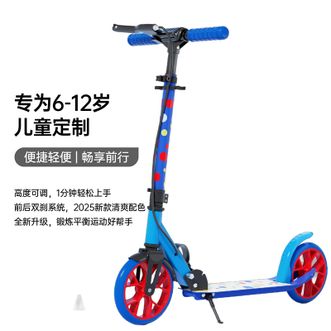 斯威（SWAY）  6至12岁儿童定制款滑板车折叠车 蓝色