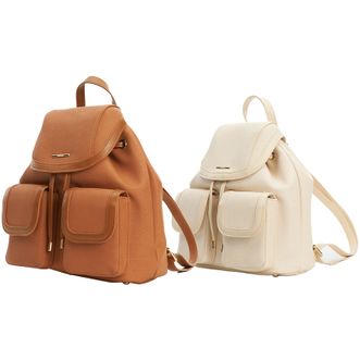 VERAGE  双肩背包女生多功能大容量百搭通勤旅行休闲小书包GM25147-13